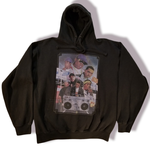 SAAD COLLECTION East Coast Rappers Hoodie Size L - Picture 1 of 5